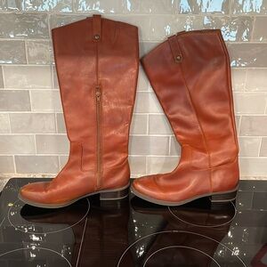 Brown INC leather boots size 9.5